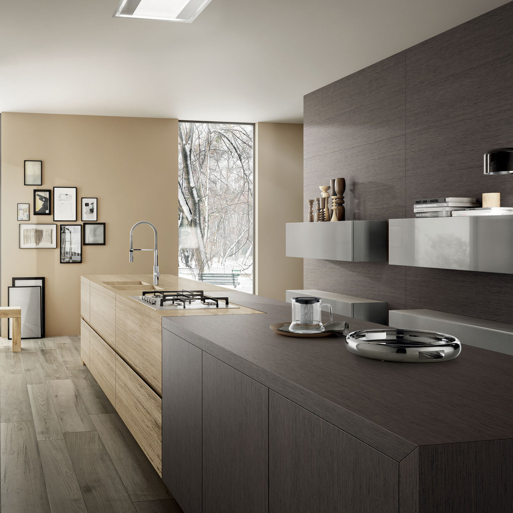 Кухня шпон на заказ в Киеве