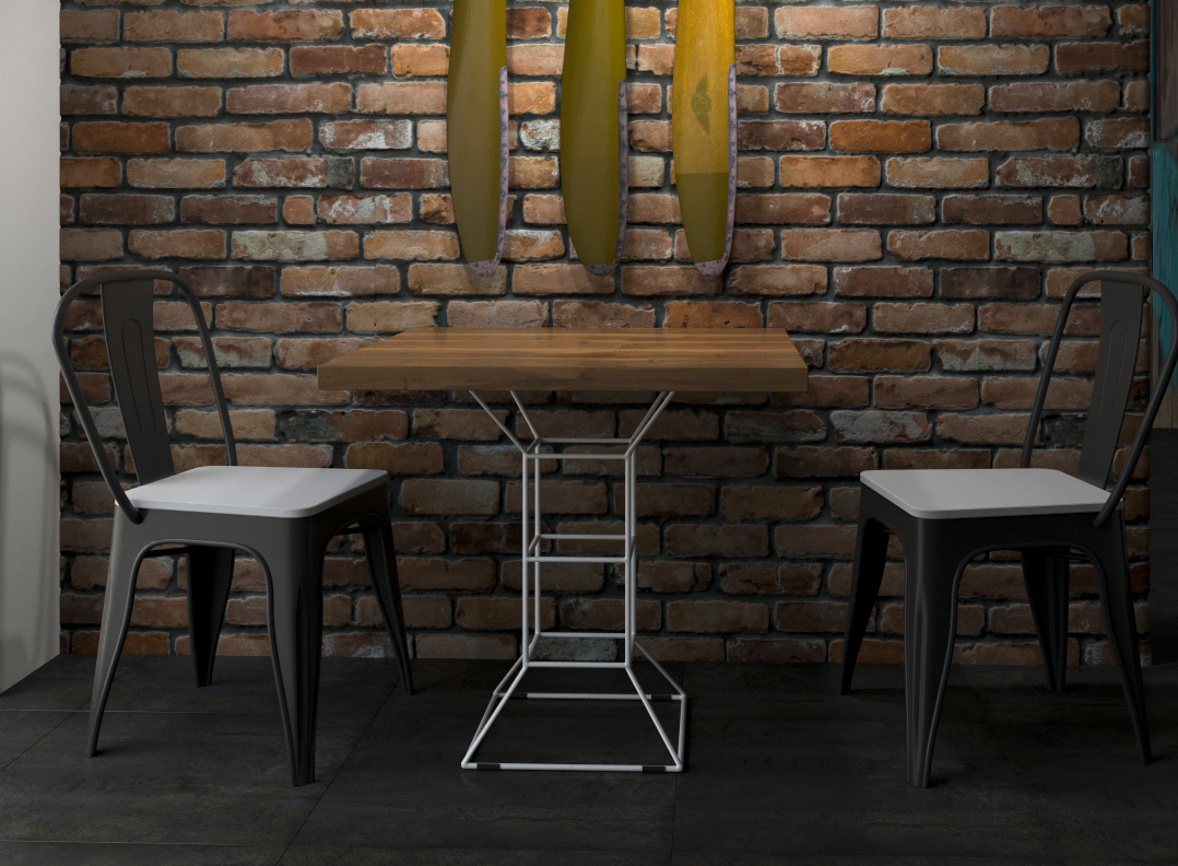 Обідні столи "Пісочний годинник" для кафе і ресторанів