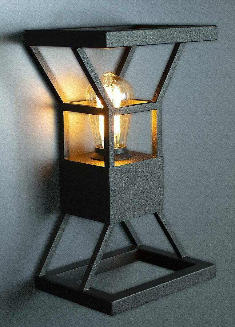 Настінний світильник (Бра). Метал чорного кольору - KOG group